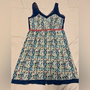 Urban Outfitters Blue Floral Mini Dress
